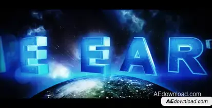 The Earth - Trailer Video Displays template preview
