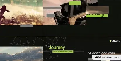 The Journey Video Displays template preview