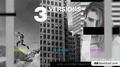 The Opener I Promo Video Displays template preview