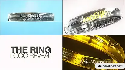 The Ring Logo Reveal Video Displays template preview