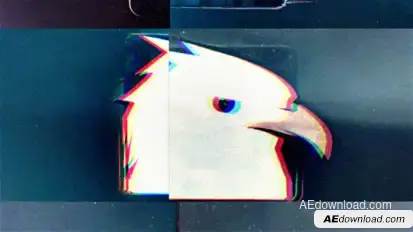 The Ultimate Glitch Logo Intro V1 Logo Stings template preview