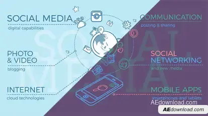 The Whole World In A Smartphone Video Displays template preview