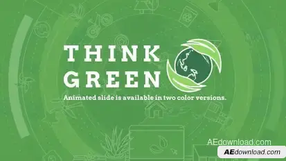 Think Green Video Displays template preview