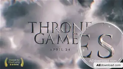 Throne Games Titles Video Displays template preview
