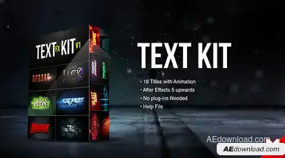 Title Fx Kit v.1 Video Displays template preview