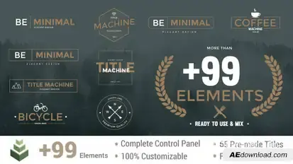 Title Machine Video Displays template preview