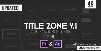 Title Zone V.1 Video Displays template preview