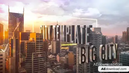 Titles of City Video Displays template preview