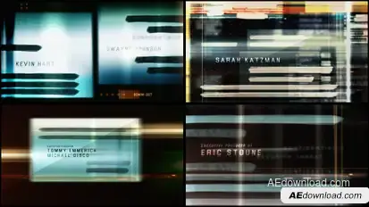Top Secret movie title 4K Video Displays template preview