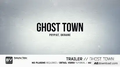 Trailer // Ghost Town Video Displays template preview