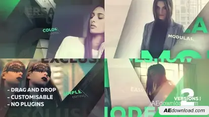 Trailer. Promo Video Displays template preview