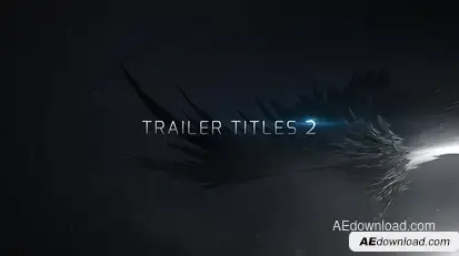 Trailer Titles 2 Video Displays template preview