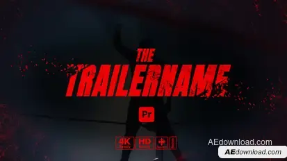 Trailer Titles Explode for Premiere Pro Premiere Pro template preview
