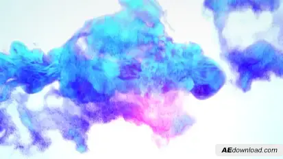 Trailing Particles Logo Reveal Video Displays template preview