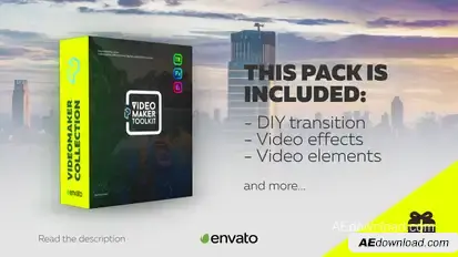 Transition Maker V1.1 Video Displays template preview