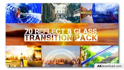 Transition Pack | Reflect N Glass Video Displays template preview