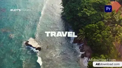 Travel Opener Intro | MOGRT Premiere Pro template preview