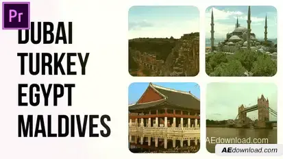 Travel Opener | MOGRT for Premier Pro Premiere Pro template preview
