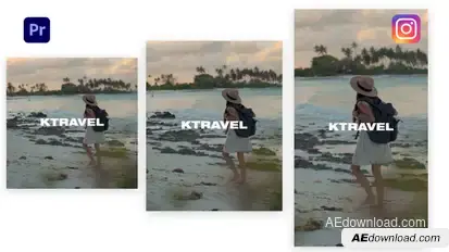 Travel Opener | Reels Tik Tok Shorts | MOGRT Premiere Pro template preview
