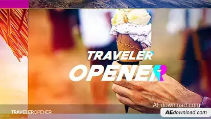 Traveler Opener Video Displays template preview