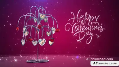 Tree of Love Video Displays template preview
