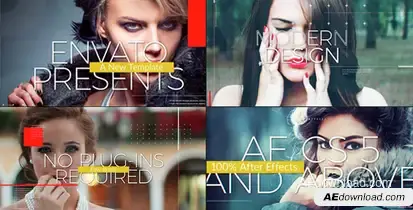 Trendy Dynamic Opener Video Displays template preview