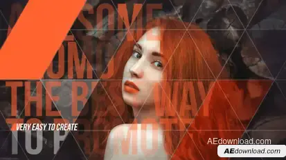 Triangle Beauty Video Displays template preview