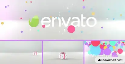 Tricky Christmas Box Video Displays template preview