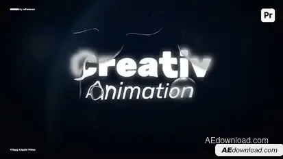 Trippy Liquid Titles | PP Premiere Pro template preview
