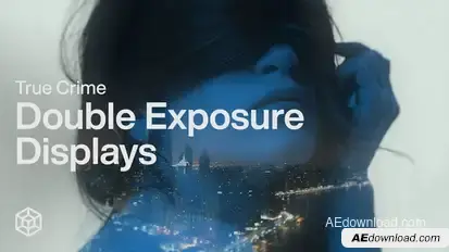 True Crime - Double Exposure Displays Video Displays template preview