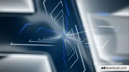Tunnel Logo Reveal Premiere Pro template preview