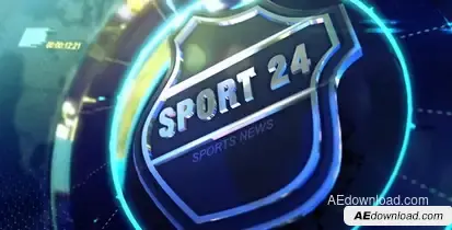 TV Broadcast Sports News Packages Video Displays template preview