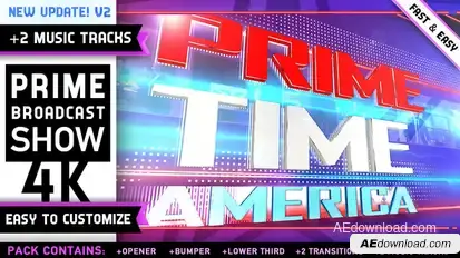 TV Show News Pack Video Displays template preview