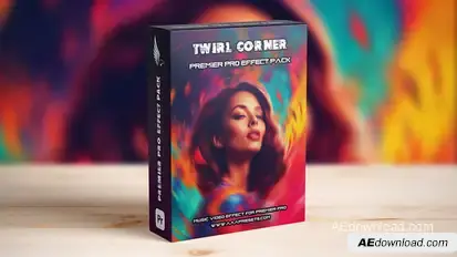 Twirl Corner The Most Useful Transition for Premiere Pro Premiere Pro template preview
