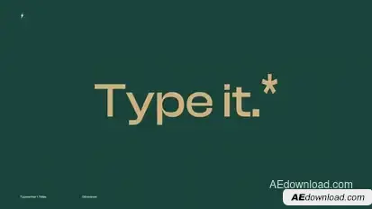 Typewriter || MOGRT (PP) Premiere Pro template preview