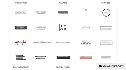 Typo Video Displays template preview