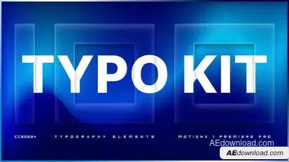 Typo Kit | Premiere Pro Premiere Pro template preview