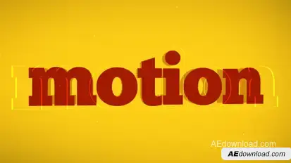 Typo Promo Video Displays template preview
