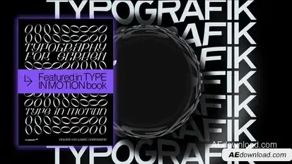 Typografik - Typography Animation Pack Video Displays template preview