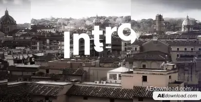 Typography Opener Video Displays template preview
