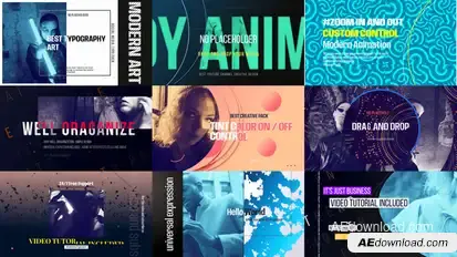Typography Pack 01 Premiere Pro template preview