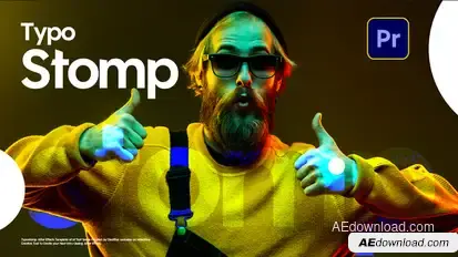 Typography Stomp - Premiere Pro Premiere Pro template preview