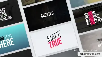 Typography Vol.1 Video Displays template preview