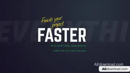 Typomania // Ultimate Titles Pack Video Displays template preview