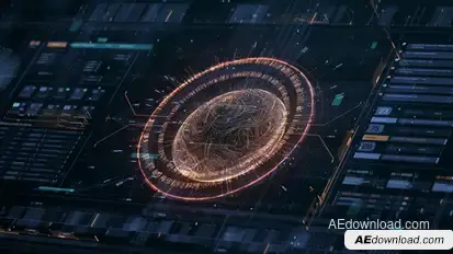 Ultimate FUI HUD Library Video Displays template preview