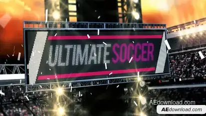 Ultimate Soccer Broadcast Pack Video Displays template preview