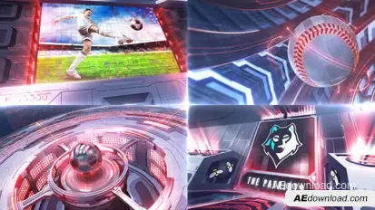 Ultimate Sports - Broadcast Package Video Displays template preview