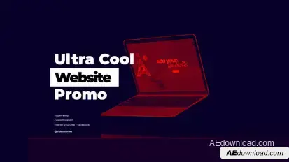 Ultra Cool Web Promo - Website Promotion Video Video Displays template preview