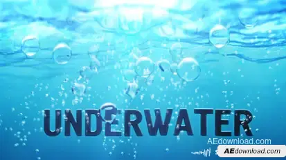 Underwater Video Displays template preview