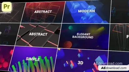 Unique Backgrounds for Premiere Pro Premiere Pro template preview